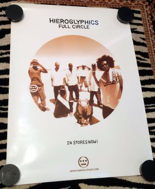 Rap Promo Poster - Hieroglyphics - Full Circle Hiero Emporium Ex To Nm