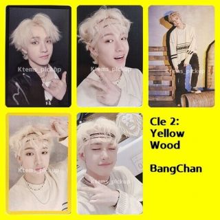 Stray Kids Photocard Album Yellow Wood Official Photo Card : Bang Chan