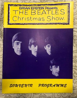 The Beatles Christmas Show Uk Souvenir Programme 1964 Vintage Reprint