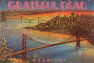 Grateful Dead - Dead Set Poster - 24x36 Golden Gate Bridge Music 39545