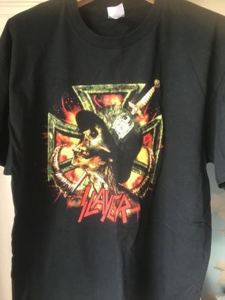 Slayer 2014 European Tour T Shirt Xl
