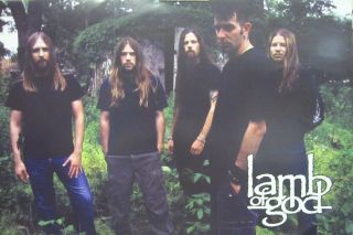 Lamb Of God 2004 Ashes Of The Wake 2 Sided Promotional Poster Old Stock