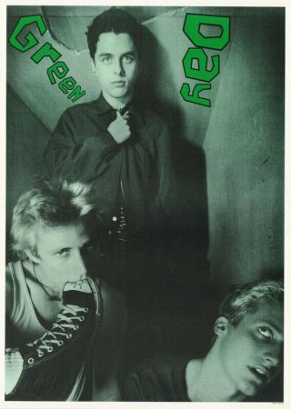 Poster : Music : Green Day - Group Posed - Green Tint - Lc17 F