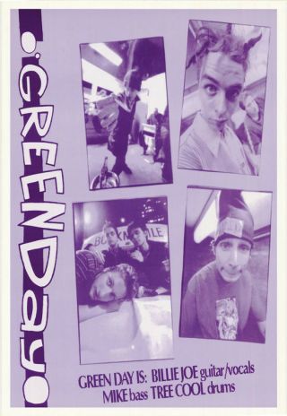 Poster : Music : Green Day - Purple/white - Rw22 G
