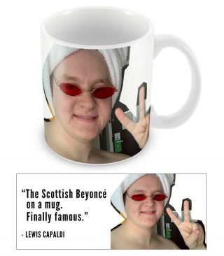 Lewis Capaldi Mug Finally Famous Funny Novelty Ceramic 10oz Printed Cup Mug