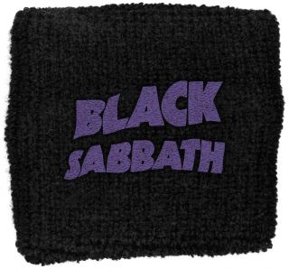 Black Sabbath - " Purple Logo " - Wrist/sweat Band