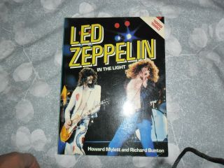 Led Zeppelin In The Light Book 1980 Rock Music Heavy Metal Rare