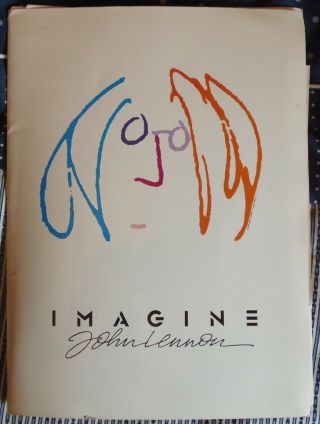 John Lennon - Imagine:john Lennon - Movie Promo Pack W/ Film Info & Promo Photo