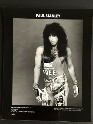 1987 Kiss “crazy Nights” 8x10” Press Kit Photo Caa Glickman Mgmt Mercury Records