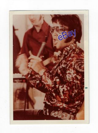 Elvis Presley Kodak Candid Photo - Rehearsal 1970 - Jim Curtin Vintage