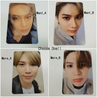 Taemin Shinee 2nd Mini Want Selected Official Photocard 1p K - Pop Goods