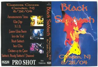 Black Sabbath:dvd Camden,  Nj 2004 (rob Halford)