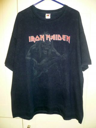 Iron Maiden - Vintage " Fear Of The Dark (live) " Black T - Shirt (xxl)