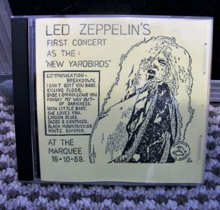 Led Zeppelin The First Concert Bootleg C.  D