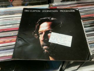 Eric Clapton - Journeyman Tour Programme 1990 And Ticket