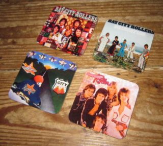 The Bay City Rollers Album Cover Coaster Set