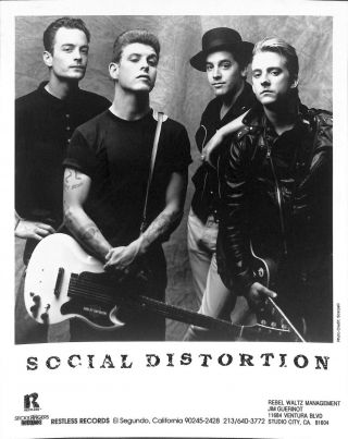 Social Distortion,  Seven Different Social Distortion/mike Ness Promo Photographs