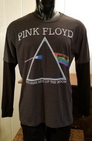 Pink Floyd Long Sleeve T - Shirt Dark Side Of The Moon Sz Xl