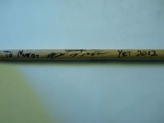 Signed By Whole Band Y&t 2012 Tour Drum Stick Signature