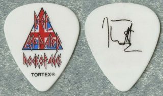 Def Leppard 2012 Rock Of Ages Concert Tour Joe Elliott Signature Guitar Pick