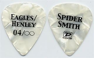 The Eagles / Don Henley Steuart Spider Smith Authentic 2004 Tour Guitar Pick