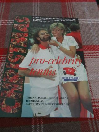 Cliff Richard Pro - Celbrity Tennis Programme 20.  12.  97 Jill Dando