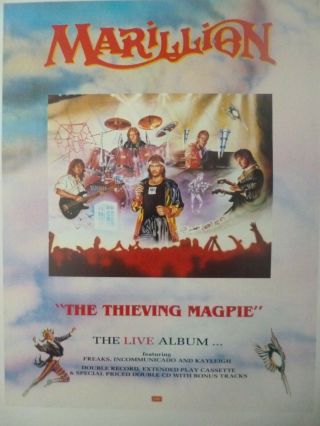 Marillion - The Thieving Magpie - Mini Press Poster