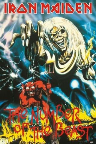 Iron Maiden - Number Of The Beast Music Poster - 24x36 - 50986