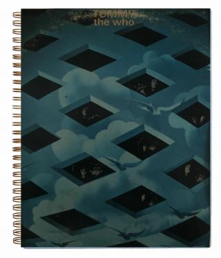 For The Who / Tommy Pete Townsend Roger Daltry Fan / Album Cover Notebook Wow