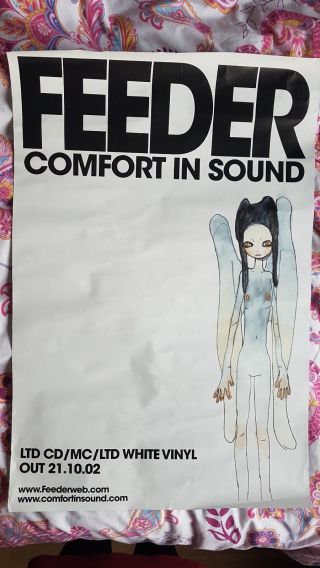 Feeder Comfort In Sound 2002 Promotional Poster 75cm X 50cm