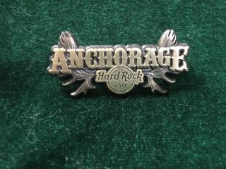 Hard Rock Cafe Anchorage Core City Destination Name Pin W Bull Moose Antlers