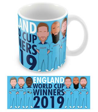 England Cricket World Cup Winners Heroes Mug 10oz Printed Cup Stokes Archer Root