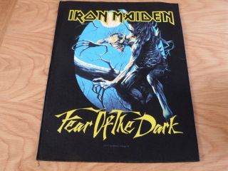 Iron Maiden - Fear Of The Dark Giant Back Patch  Official Band Merchandise