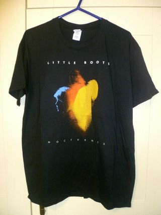 Little Boots - 2013 Vintage " Nocturnes " Black T - Shirt (l)
