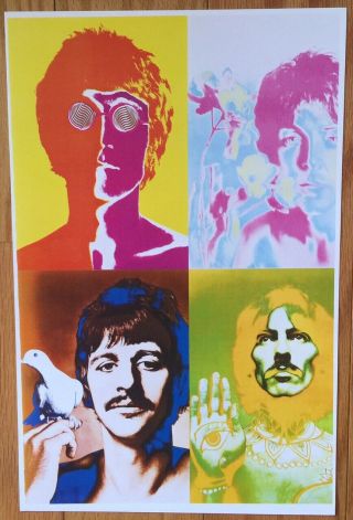 The Beatles Pop Art Poster 11 X 17