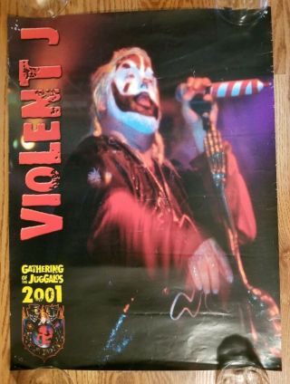 Insane Clown Posse - Violent J Gathering Of The Juggalos 2001 Poster Twiztid Icp