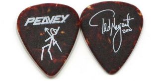 Ted Nugent 2000 Rock Never Stops Tour Guitar Pick Ted 