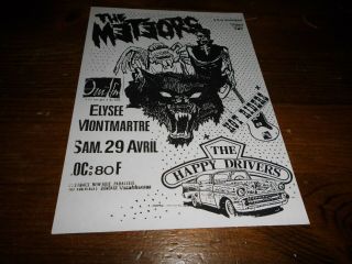 The Meteors Rare Flyer