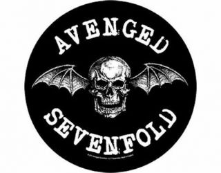 Avenged Sevenfold Death Bat Circular Backpatch - - Licensed Product