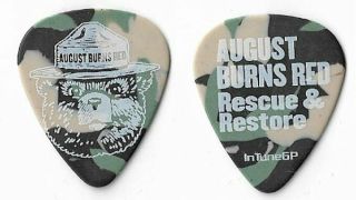 August Burns Red White/camo Tour Guitar Pick