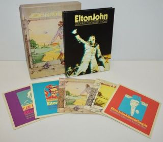 Elton John " Goodbye Yellow Brick Road " Set 4 Music Cds,  Dvd,  Book & Orig.  Box
