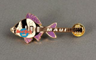 Hard Rock Cafe Maui Guitar Fish Pin -