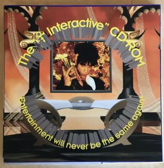 Prince Symbol Interactive 12 " Promotional Promo 2 Sided Poster Album Flat Record