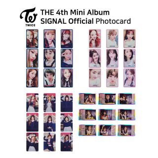 Twice - 4th Mini Album : Signal Official Photocard