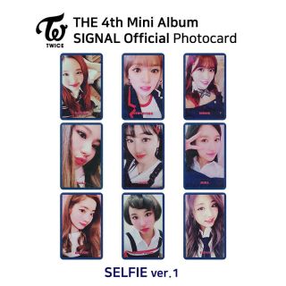 TWICE - 4th mini album : Signal Official Photocard 2
