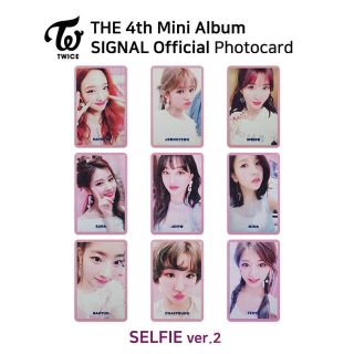 TWICE - 4th mini album : Signal Official Photocard 3