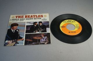 Vintage 45 Rpm Record The Beatles A Hard Day 