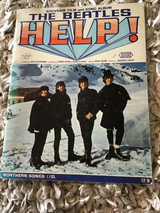 Help The Beatles Help 1965 Uk 36 - Page Souvenir Film And Song Album