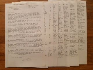 Beatles George Harrison Fan Club Letter No.  9 April 1975 Seven Pages
