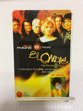 Blondie Live In Bangkok Mar 2000 　 Stub Ticket